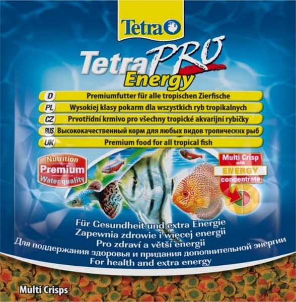 TetraPRO Colour Multi-Crisps, корм для улучшения окраса рыб, чипсы