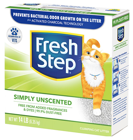 Fresh Step Simply Unscented / Наполнитель для кошачьего туалета Фреш ...