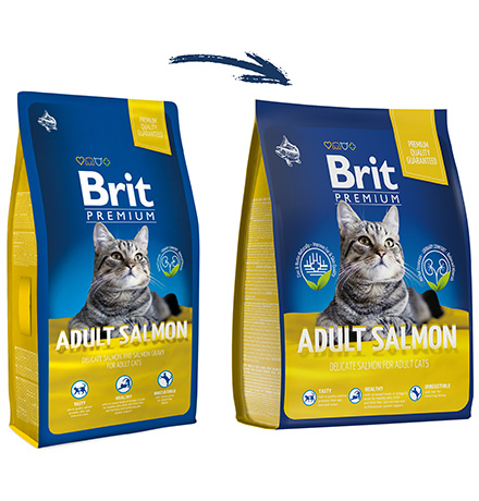 Brit premium 2025 adult salmon