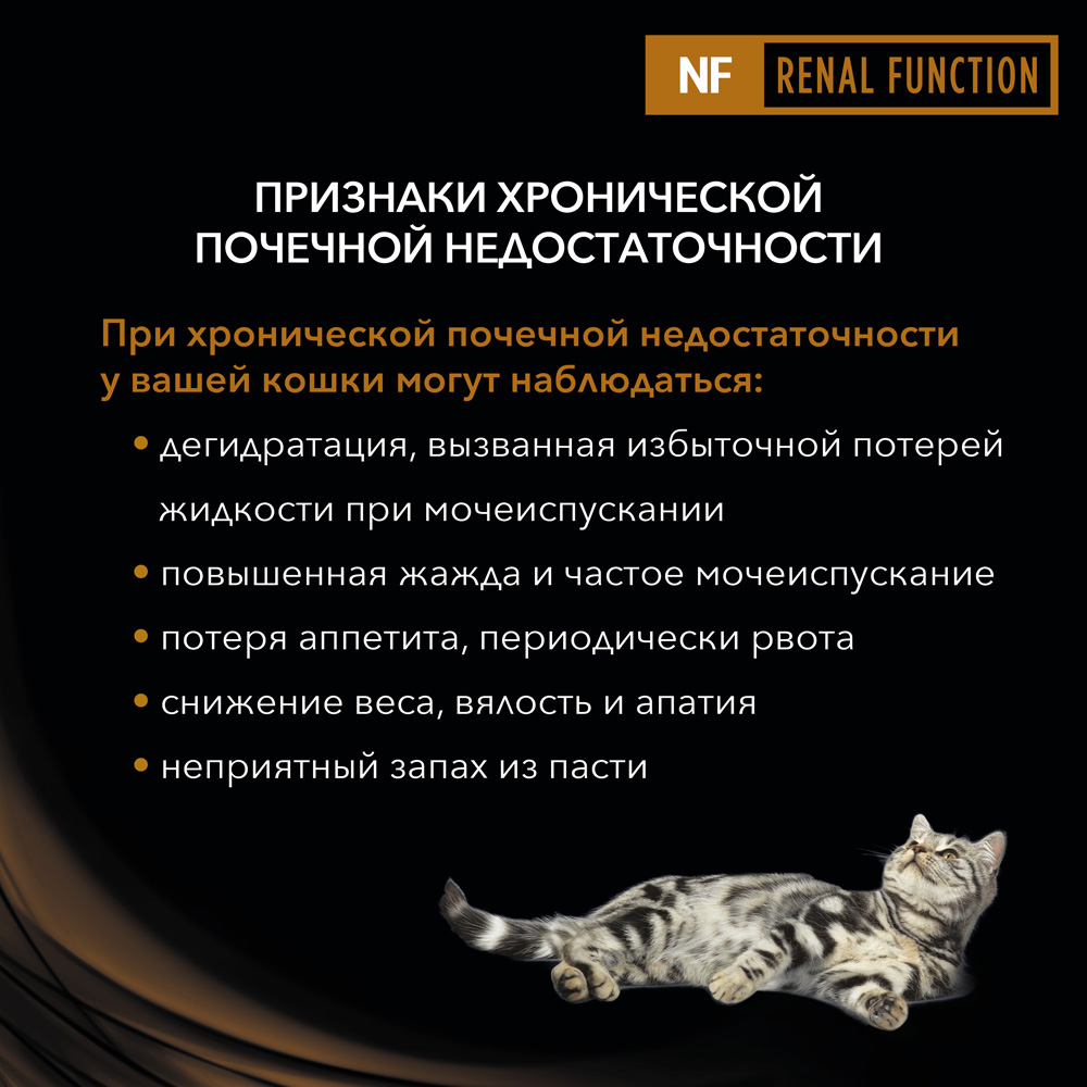 PRO PLAN VETERINARY DIETS NF RENAL FUNCTION / Лечебный Влажный корм Паучи  ПРО ПЛАН Ветеринарная диета для взрослых кошек для поддержания функции  почек ...