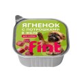 Fint / Влажный корм Финт для собак мелких и средних пород с Ягненком и потрошками в желе (цена за упаковку)