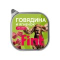 Fint / Влажный корм Финт для взрослых собак и щенков с Говядиной и ягненком (цена за упаковку)
