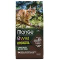 Monge Cat BWild Grain Free Large Breed All Life Stage Buffalo Potatoes Lentils / Сухой Беззерновой корм Монж Бивайлд для Крупных кошек всех возрастов мясо Буйвола картофель чечевица