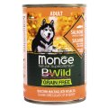 Monge Dog BWild Grainfree Adult Salmon / Консервы Беззерновые Монж для взрослых собак Лосось тыква цукини (цена за упаковку)