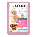 Nalapu Kitten / Влажный корм (Консервы-Паучи) Налапу для котят с ягненком соусе (цена за упаковку)