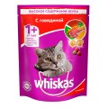 Whiskas / Сухой корм Вискас для взрослых кошек подушечки-паштет с Говядиной