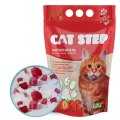 Cat Step Arctic Strawberry / Силикагелевый наполнитель Кэт Степ для кошачьего туалета с ароматом Клубники