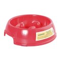 Homepet / Миска Хоумпет для животных для медленного поедания 0,7 л 22см х 22см х 6см
