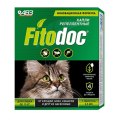 Fitodoc / Капли репеллентные Фитодок для кошек весом до 10 кг от Клещей Блох Комаров и других насекомых