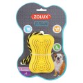 Zolux Titan / Игрушка Золюкс для собак Кость-кормушка с веревкой Резина L 11,5 см