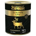 Четвероногий Гурман Golden Line / Консервы Золотая линия для собак Оленина (цена за упаковку)