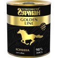 Четвероногий Гурман Golden Line / Консервы Золотая линия для собак Конина натуральная в желе (цена за упаковку)
