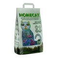 Homecat Лесная свежесть / Древесный наполнитель Хоумкэт для кошачьего туалета Мелкие гранулы