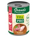Vita Pro Grande / Влажный корм Консервы Вита Про для собак Ягненок с индейкой кусочки в соусе (цена за упаковку)