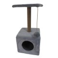 Homecat / Когтеточка Хоумкэт Домик с площадкой малый серый