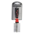 Homepet Silver Series / Расческа Хоумпет Металлическая двухсторонняя
