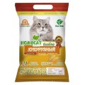 Homecat Ecoline / Комкующийся наполнитель Хоумкэт для кошачьего туалета Кукурузный