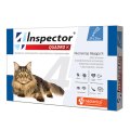 Inspector Quadro К / Капли Инспектор от Внешних и Внутренних паразитов для кошек весом от 8 до 15 кг