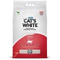 Cat's White Unscented / Комкующийся наполнитель Кэтс Уайт для кошачьего туалета Натуральный Без ароматизатора