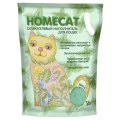 Homecat / Силикагелевый наполнитель Хоумкэт для кошачьего туалета аромат Мята