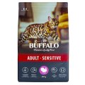 Mr.Buffalo Adult Sensitive / Сухой корм Мистер Бафало для кошек с Чувствительным пищеварением Индейка