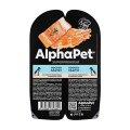 AlphaPet Superpremium / Влажный корм Ламистеры АльфаПет Паштет для Щенков, беременных и кормящих собак Лосось (цена за упаковку)