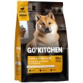 GO KITCHEN Hair+Skin Care Chicken / Сухой корм Гоу Китчен для Щенков и собак всех возрастов свежая Курица Фрукты и Овощи