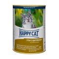 Happy Cat / Консервы Хэппи Кэт для кошек кусочки в Желе Утка и Цыпленок (цена за упаковку)