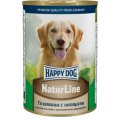 Happy Dog NaturLine / Консервы Хэппи Дог для собак Телятина с Овощами (цена за упаковку, Россия)