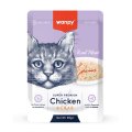 Wanpy Chicken & Crab / Влажный корм Паучи Ванпи для кошек из Курицы и краба (цена за упаковку)