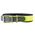 Hunter Convenience Comfort / Ошейник Хантер для собак биотановый мягкая горловина неон Желтый