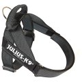 JULIUS-K9 Color & Gray IDC® / Шлейка Джулиус К9 для собак ремни Черный