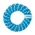 Mr.Kranch / Игрушка Мистер Кранч для собак Плетеное кольцо голубая
