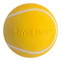 Playology Squeaky Chew Ball / Игрушка Плэйолоджи для собак хрустящий жевательный мяч с пищалкой и с ароматом курицы Желтый
