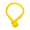 Playology Tough Tug Knot / Игрушка Плэйолоджи для собак жевательный канат с ароматом курицы Желтый