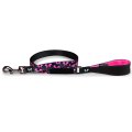 United Pets Complete me Identity / Поводок Юнайтед Петс для собак черный с розовым