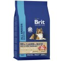 Brit Premium All Breeds Sensitive Lamb & Turkey / Сухой корм Брит Премиум для взрослых собак всех пород с Чувствительным пищеварением Ягненок Индейка