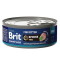 Brit Kitten Premium by Nature / Консервы Брит для Котят Филе кролика (цена за упаковку)