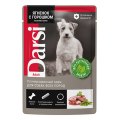 Darsi Adult / Паучи Дарси для взрослых собак всех пород Ягненок с горошком кусочки в соусе (цена за упаковку)