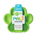 PetDreamHouse Paw 2-in-1 Slow Feeder & Lick Pad Green Easy / Миска ПетДримХаус Лапа 2в1 для собак и кошек для медленного кормления 540г