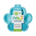PetDreamHouse Paw 2-in-1 Slow Feeder & Lick Pad Blue Easy / Миска ПетДримХаус Лапа 2в1 для собак и кошек для медленного кормления 540г