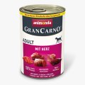 Animonda GranCarno Original Adult / Консервы Анимонда для собак с Говядиной и Сердцем (цена за упаковку)
