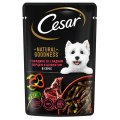 Cesar Natural Goodness / Паучи Цезарь для собак Говядина со сладким перцем и шпинатом в соусе (цена за упаковку)