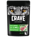 Crave Adult Dog Lamb / Беззерновые Паучи Крэйв для взрослых собак Ягненок в соусе (цена за упаковку)