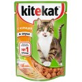 Kitekat / Паучи Китикет для кошек Курица в соусе (цена за упаковку)