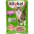 Kitekat / Паучи Китикет для кошек Лакомый ягненок в желе (цена за упаковку)
