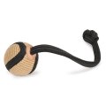 Camon / Игрушка Камон Мяч Джутовый для дрессировки собак с Короткой ручкой