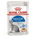 Royal Canin Indoor / Влажный корм (Консервы-Паучи) Роял Канин Индор для Стерилизованных кошек Живущих в помещении в Соусе (цена за упаковку)