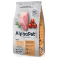 AlphaPet Superpremium Monoprotein / Сухой корм АльфаПет для собак Мелких пород Индейка