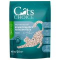 Cats Choice / Растительный комкующийся наполнитель Тофу Кэт Чойс для кошачьего туалета Без аромата